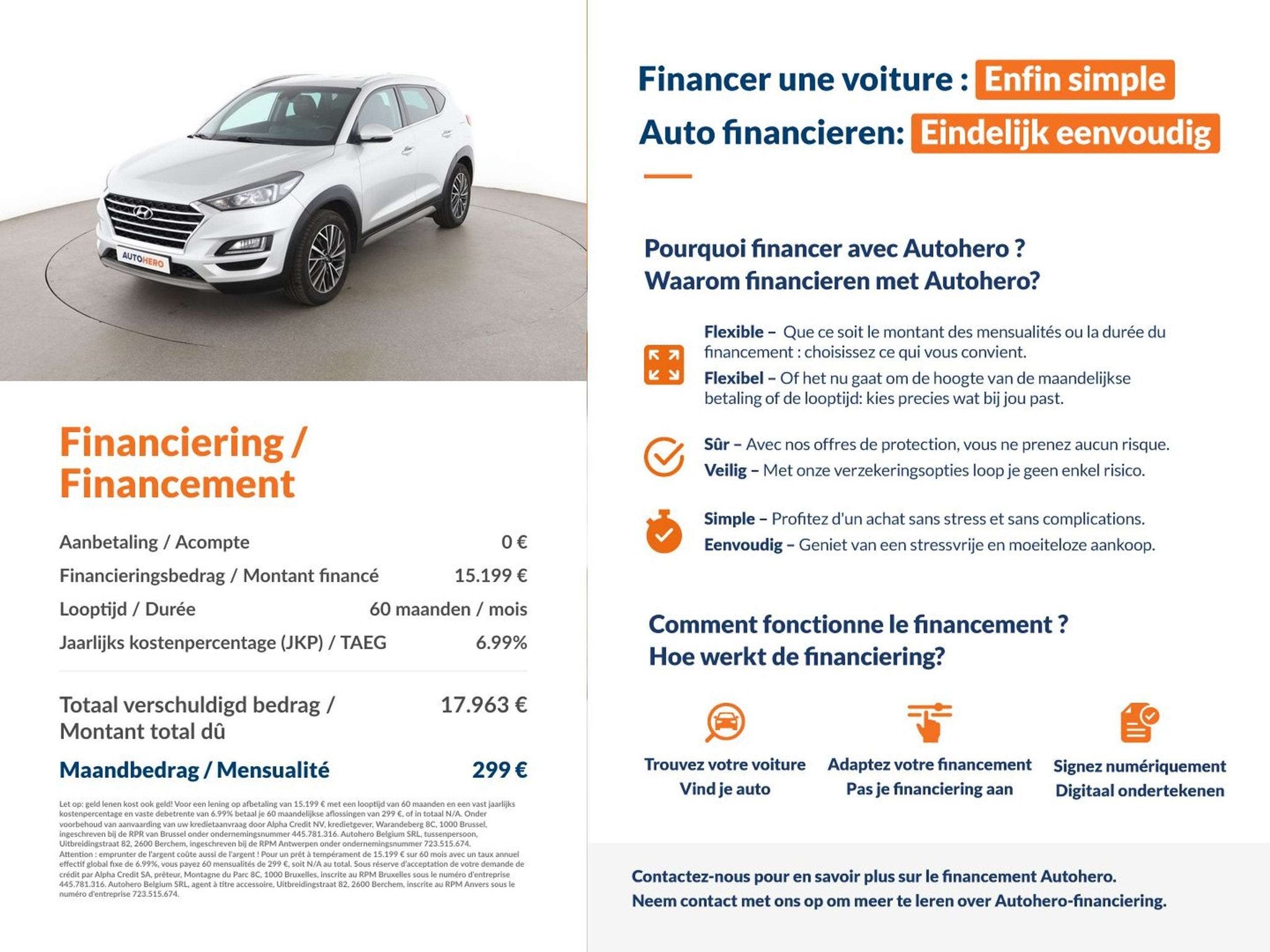 Hyundai Tucson 1.6 CRDi Business 2WD (bj 2018, automaat), Auto's, https://public.car-pass.be/vhr/3ab8f2f8-6104-49ac-81e7-87fda9651ff6