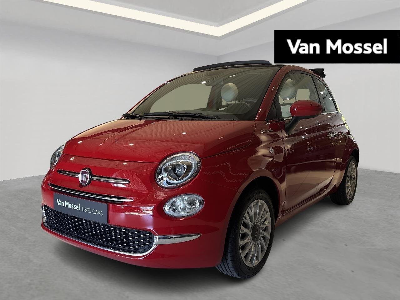 Fiat 500C 1.0 Hybrid 70 Dolcevita, Voorwielaandrijving, 4 zetels, Stof, Gebruikt