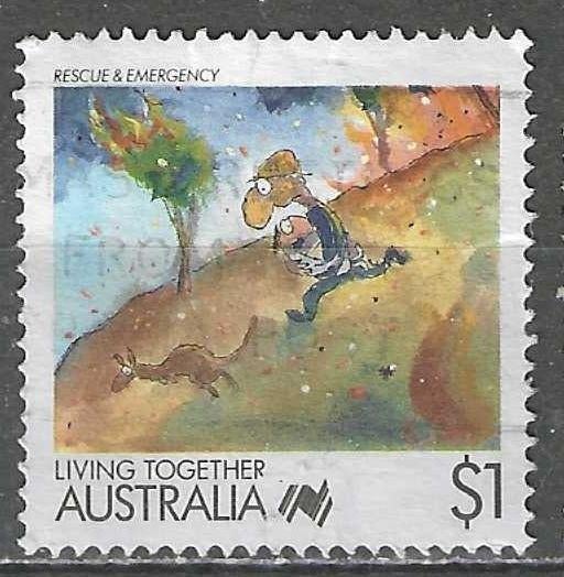 Australie 1988 - Yvert 1063 - La vie en Australie (ST), Envoi, Affranchi