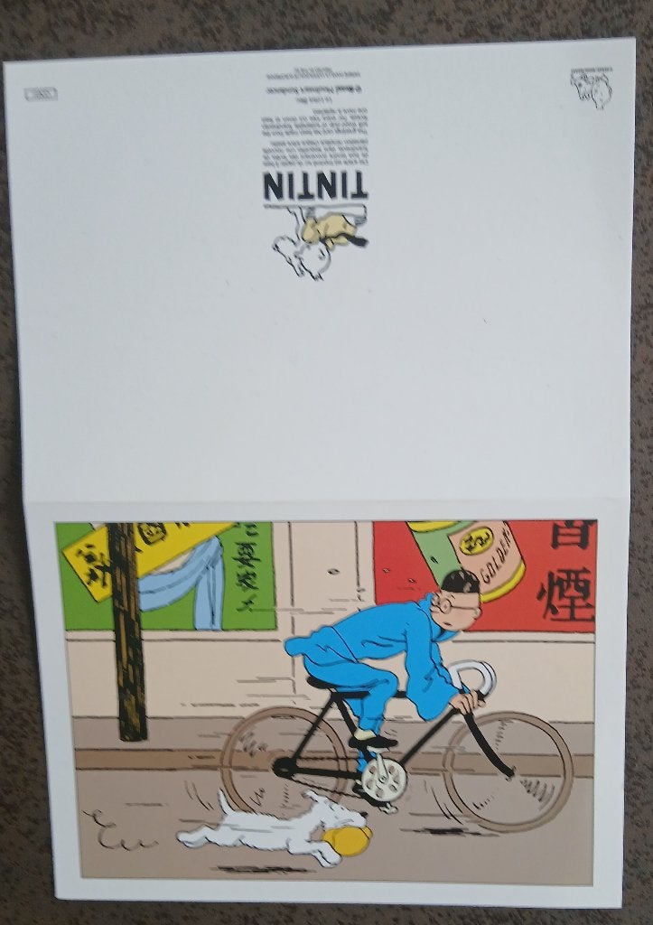 Carte double Tintin, Enlèvement