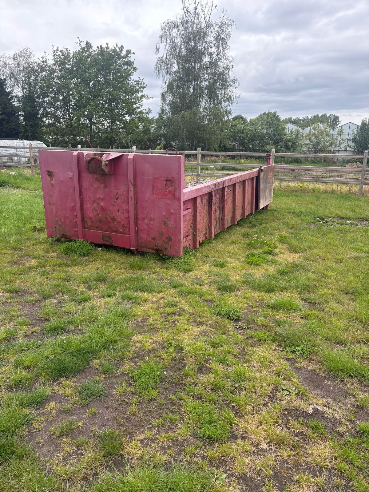 Kipcontainer, grondcontainer, Ophalen