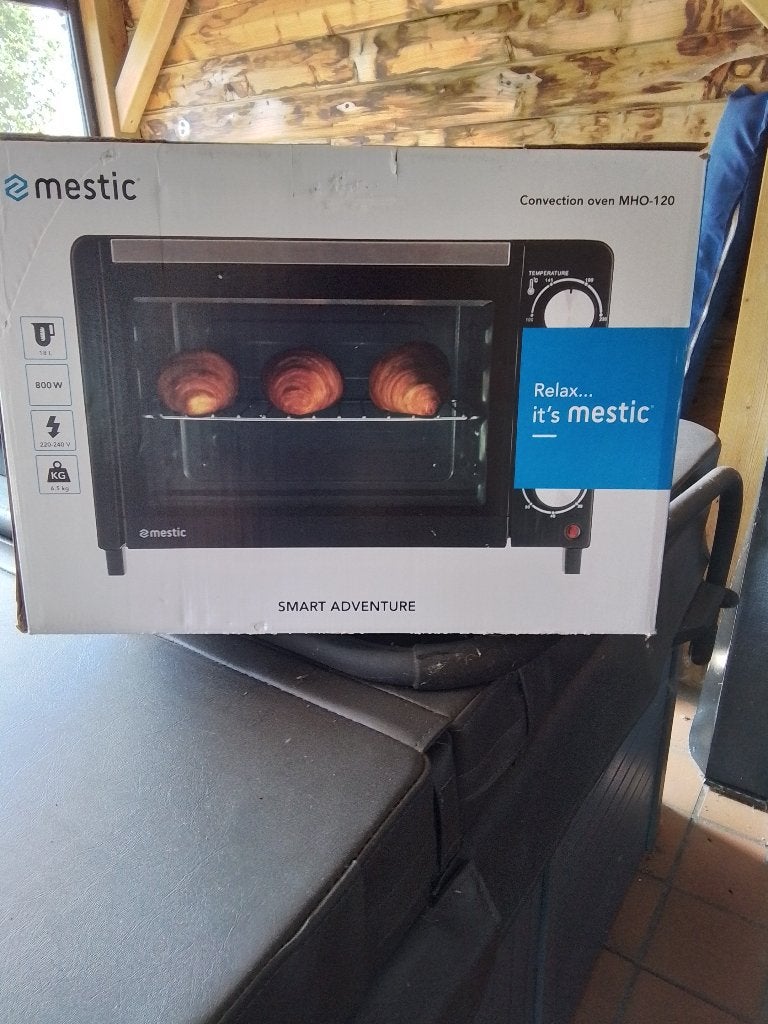 Oven Mestic 800W, Caravans en Kamperen, Kampeeraccessoires, Ophalen, Zo goed als nieuw