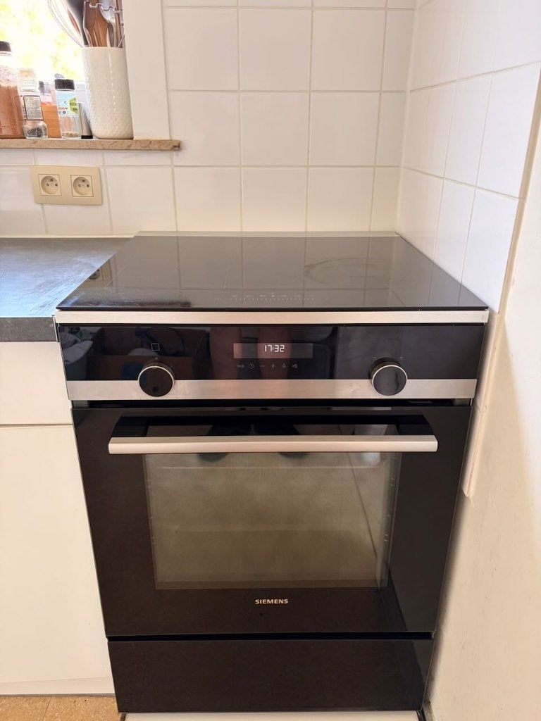 Siemens iQ500 fornuis met 4 inductie vuren - HL9S7A340, Electroménager, Cuisinières, Utilisé, Autoportant, 4 zones de cuisson