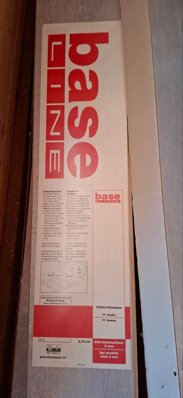 3 pakken baseline laminaat, Ophalen, Laminaat