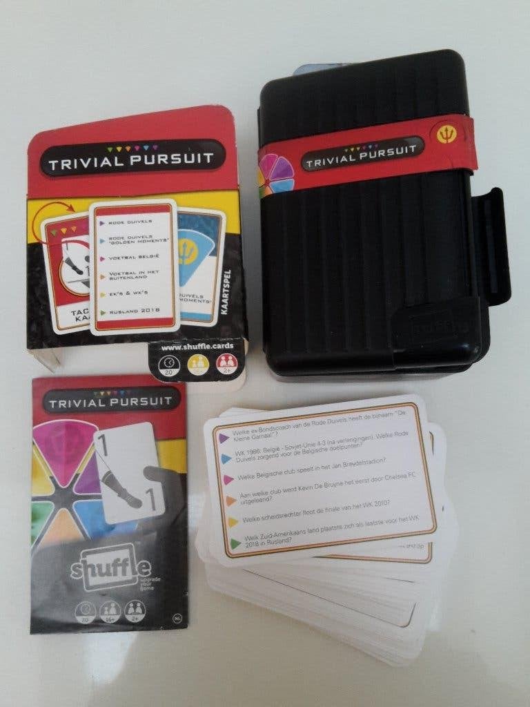 Shuffle Go Trivial Pursuit Belgian Red Devils, + gratis demo, Hobby en Vrije tijd, Ophalen of Verzenden, Nieuw