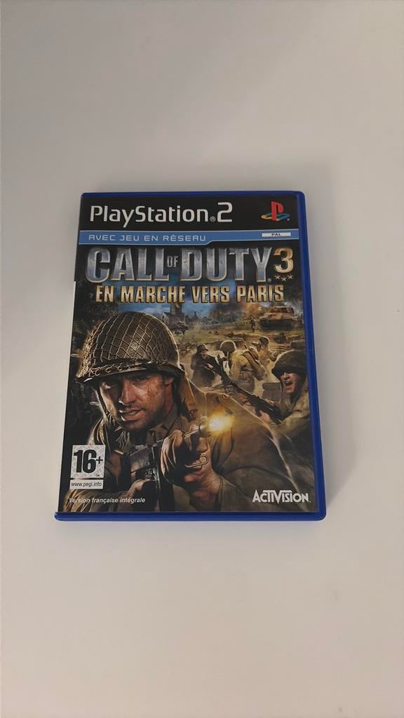 Playstation 2 Call of Duty 3 En marche vers Paris, Enlèvement ou Envoi, Comme neuf