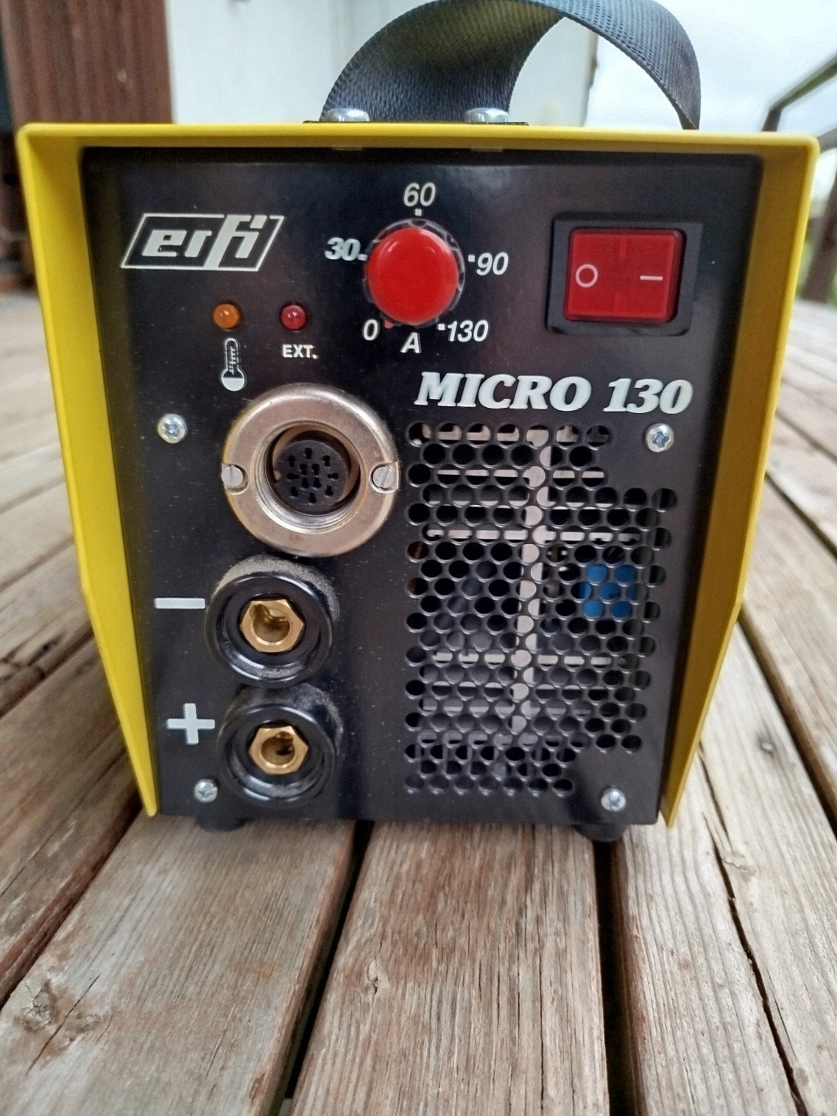 Bijna nieuw - Erfi Micro 130 compact lasapparaat, Ophalen, Zo goed als nieuw, Inverter