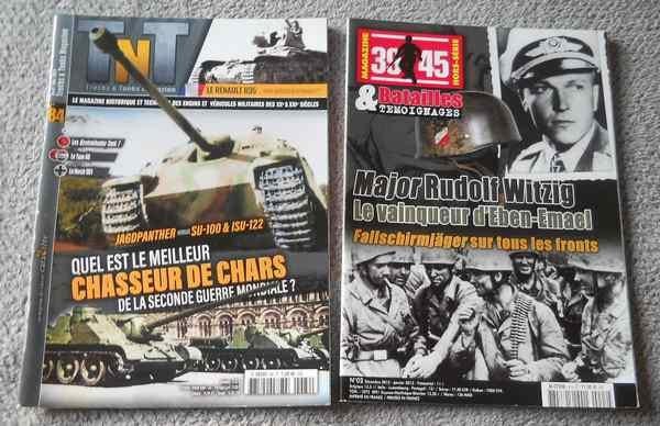 2 magazines sur la seconde guerre mondiale - Eben-Emael, Livres, Enlèvement, Deuxième Guerre mondiale, Utilisé