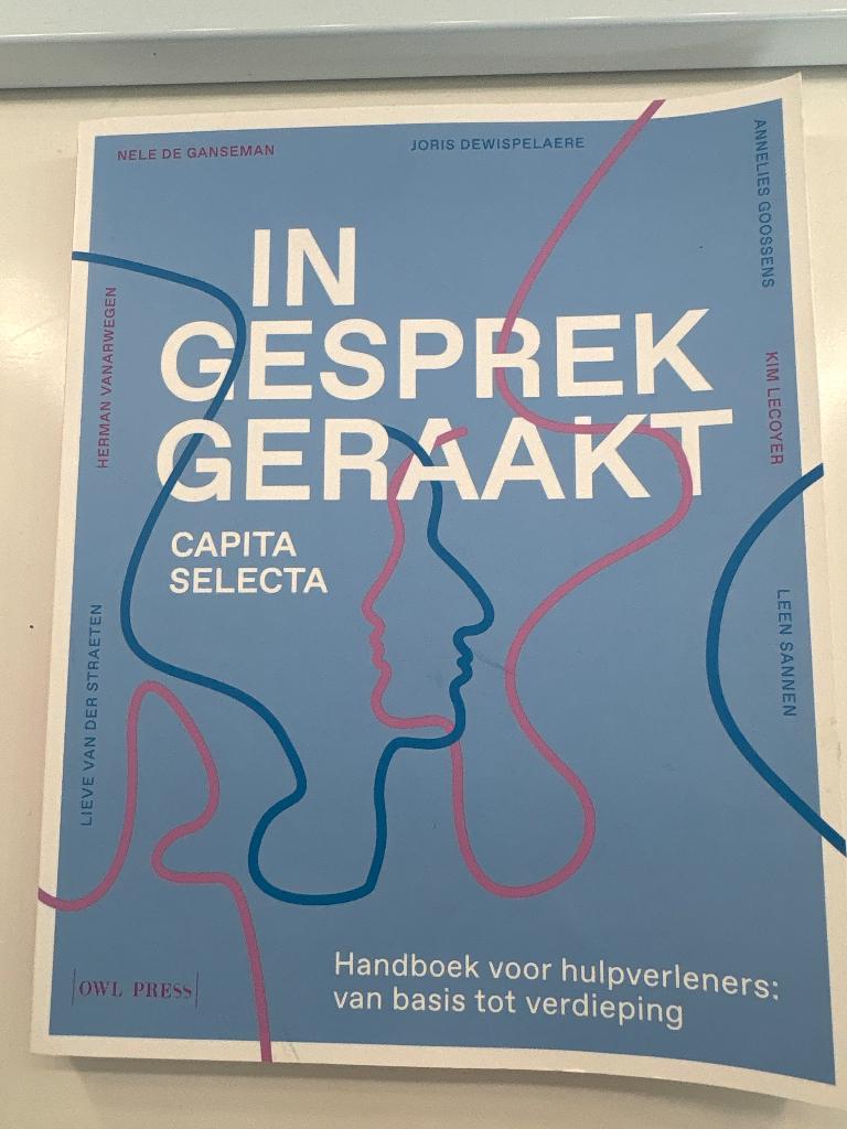 Capita selecta A entamé une conversation, Sciences sociales, Owl press, Enlèvement ou Envoi, Autres niveaux