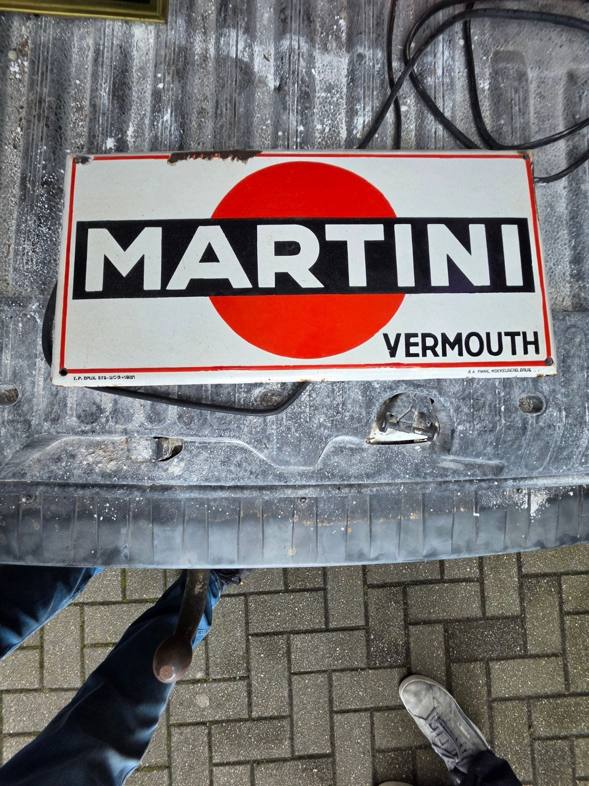 MARTINI emaille, Verzamelen, Ophalen of Verzenden