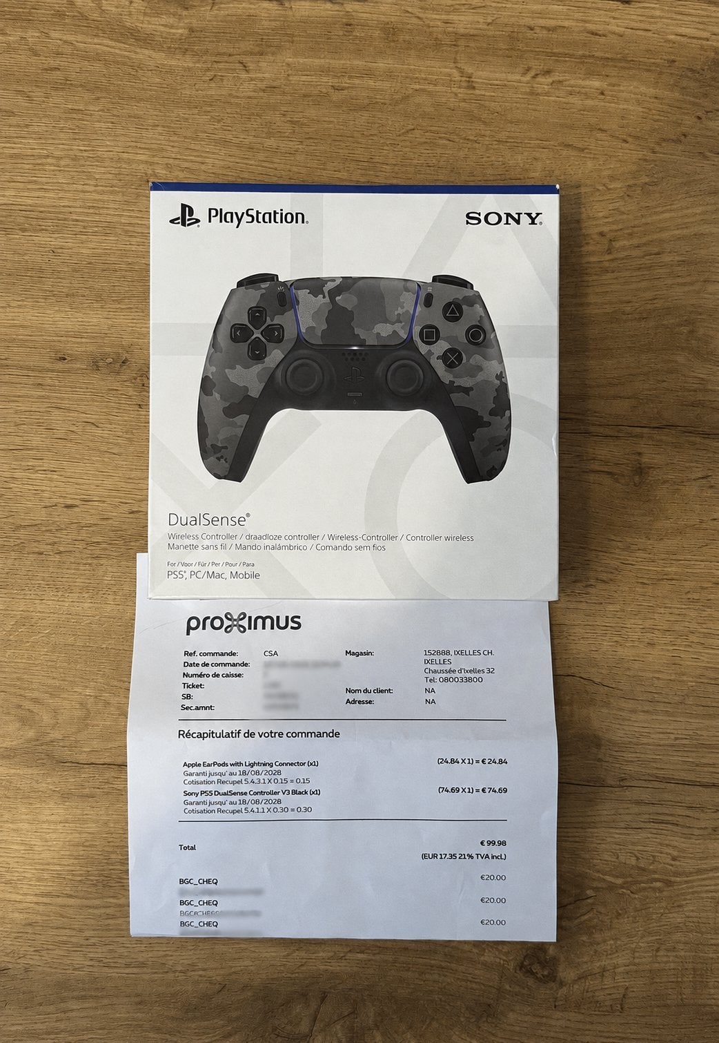 Manette ps5 NEUVE scellé, Games en Spelcomputers, Spelcomputers | Sony Consoles | Accessoires, Ophalen, Zo goed als nieuw, PlayStation 5