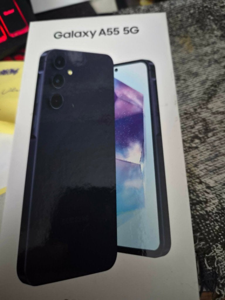 GSM Galaxy A55 5G, Ophalen, Gebruikt, Blauw, Touchscreen