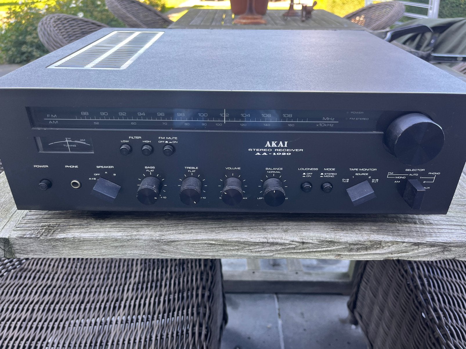Akai versterker AA1020, Audio, Tv en Foto, Ophalen, Gebruikt, Stereo, Minder dan 60 watt