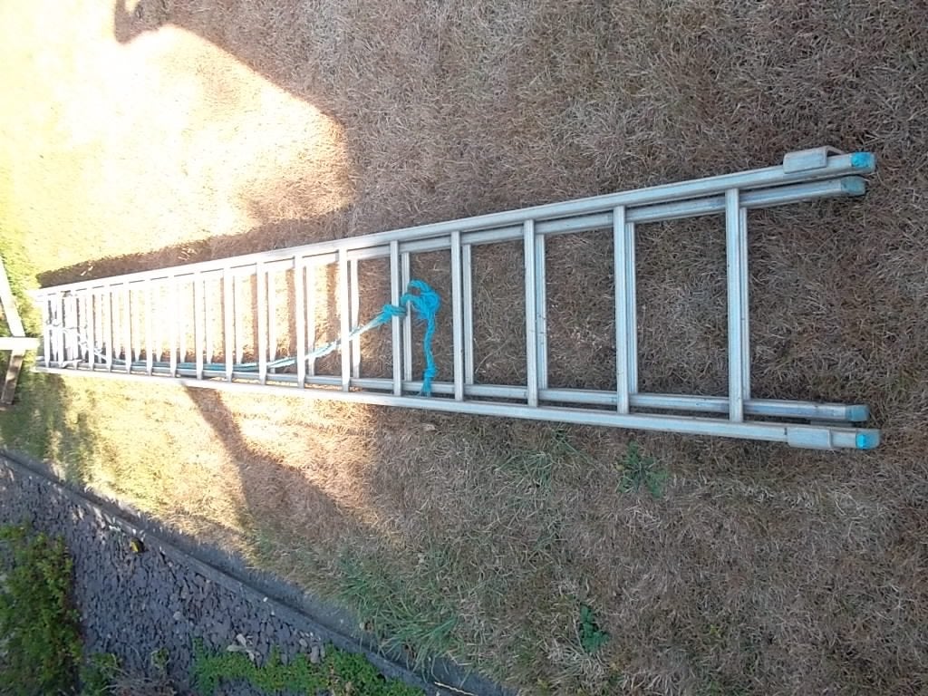 alu ladder, Doe-het-zelf en Bouw, Ladders en Trappen, Ophalen, Ladder