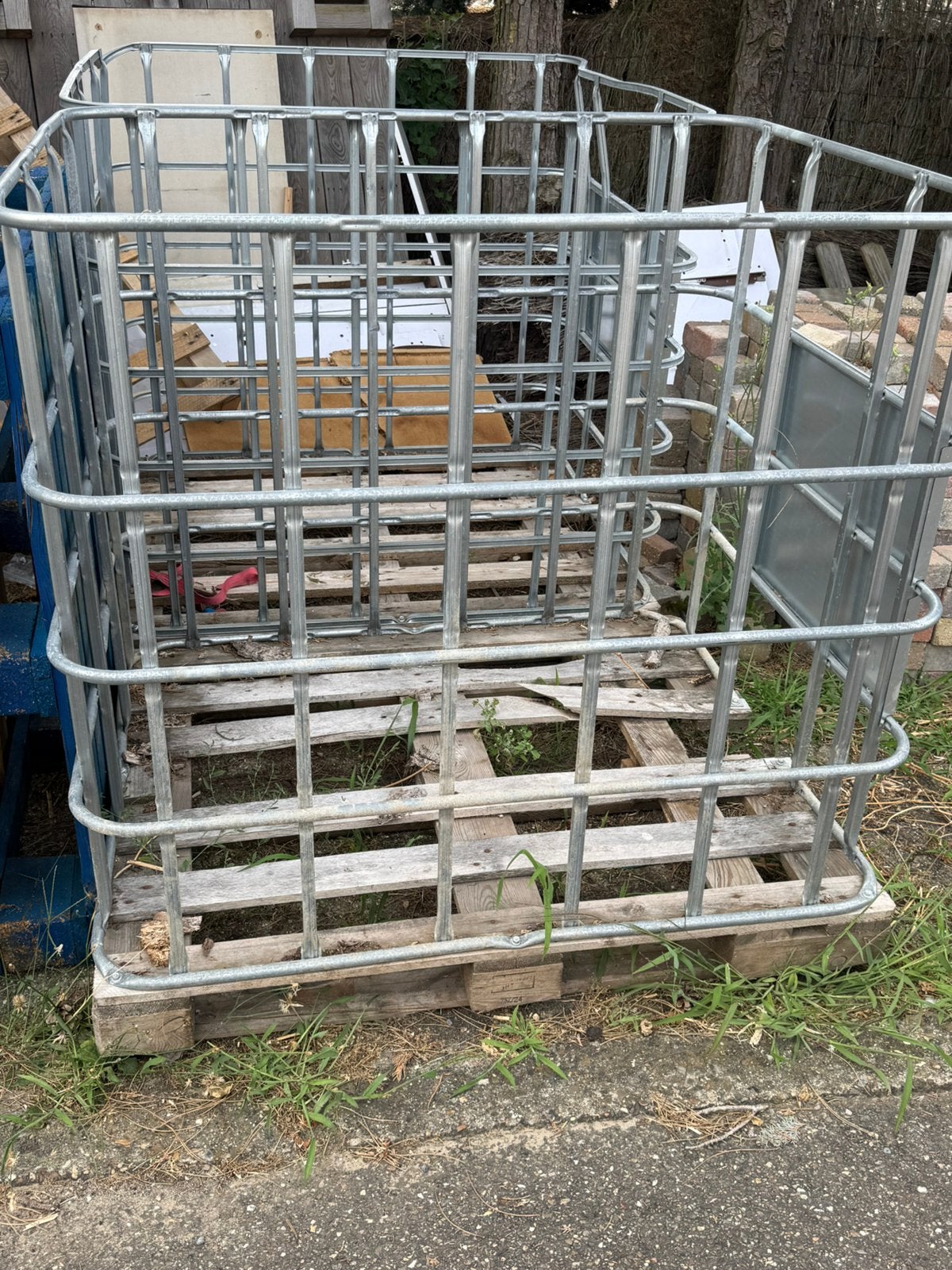 Ibc kooien 2 stuks, Tuin en Terras, Brandhout, Minder dan 3 m³, Ophalen