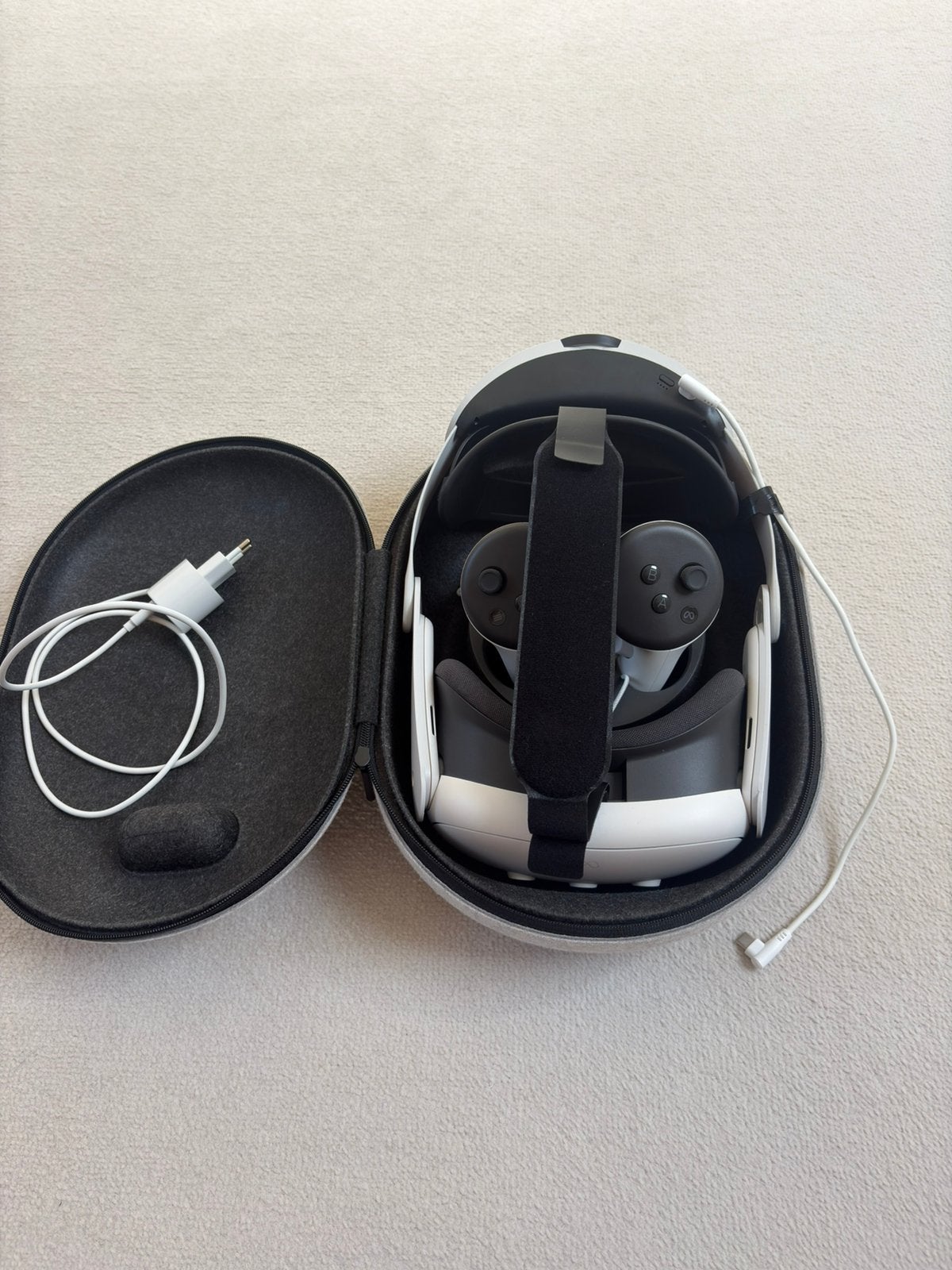 Meta Quest 3 512GB + 10.000mAh Elite Strap + Draagcase, Ophalen of Verzenden, Zo goed als nieuw, VR-bril