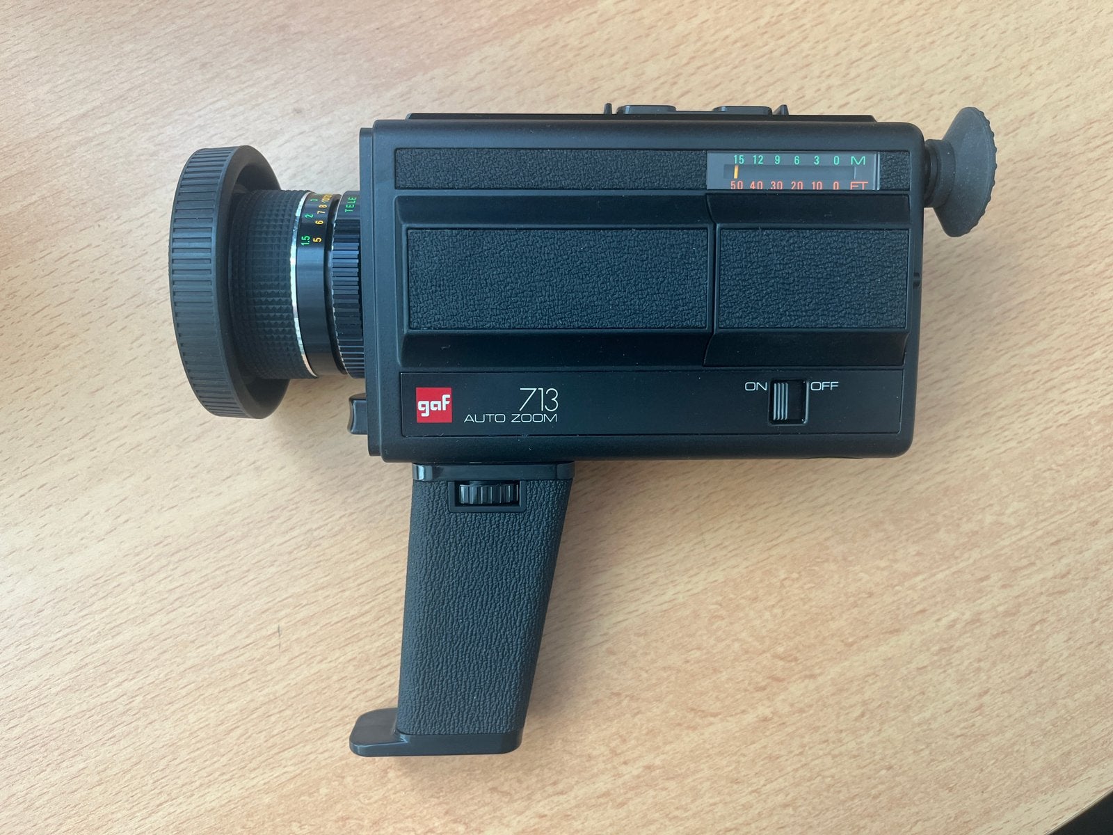 Caméra Super 8 GAF 713 Auto Zoom - Complète en Boîte, Audio, Tv en Foto, Videocamera's Analoog, Ophalen of Verzenden, Camera