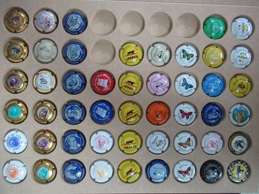 champagnecapsules commomeratieven 49 stuks, Verzamelen, Ophalen of Verzenden