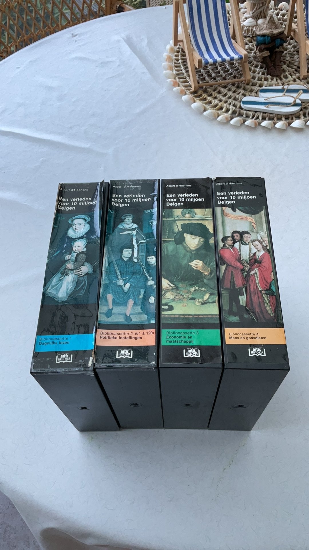 Bibliocassettes geschiedenis van België, Ophalen, Zo goed als nieuw