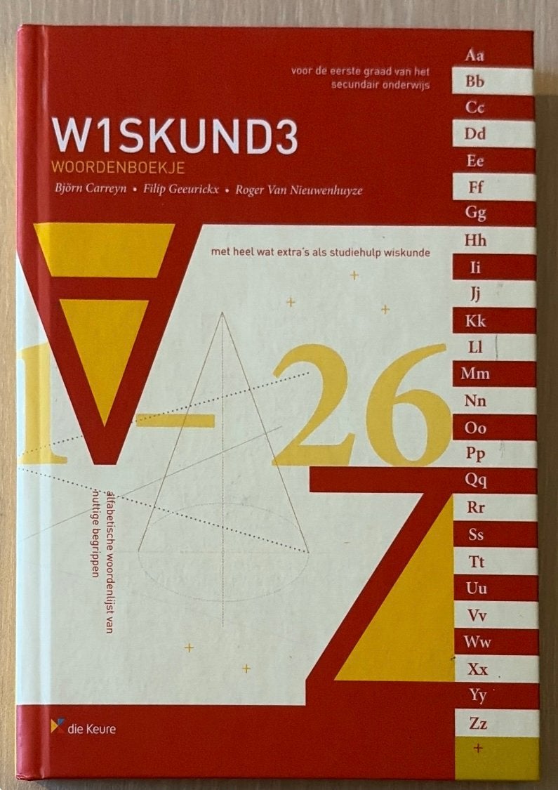Roger van Nieuwenhuyze - Wiskunde Woordenboekje, Boeken, Ophalen, Nederlands, Roger van Nieuwenhuyze; Filip Geeurickx; Bjorn Carreyn