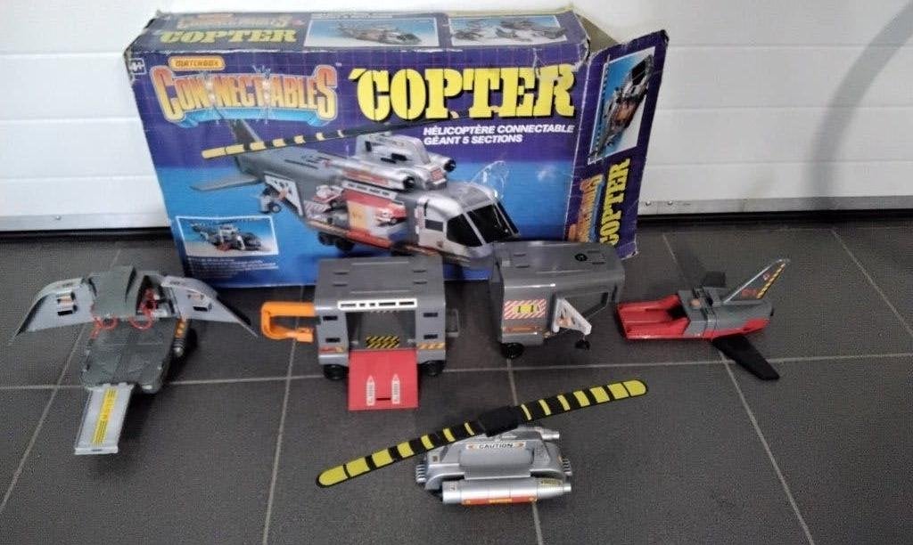 matchbox   copter, Ophalen