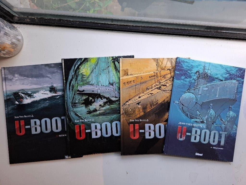 U-BOOT DELITTE TOMES 1 à 4 SERIE COMPLETE TTBE TOUS EO, Série complète ou Série, Enlèvement ou Envoi, Comme neuf