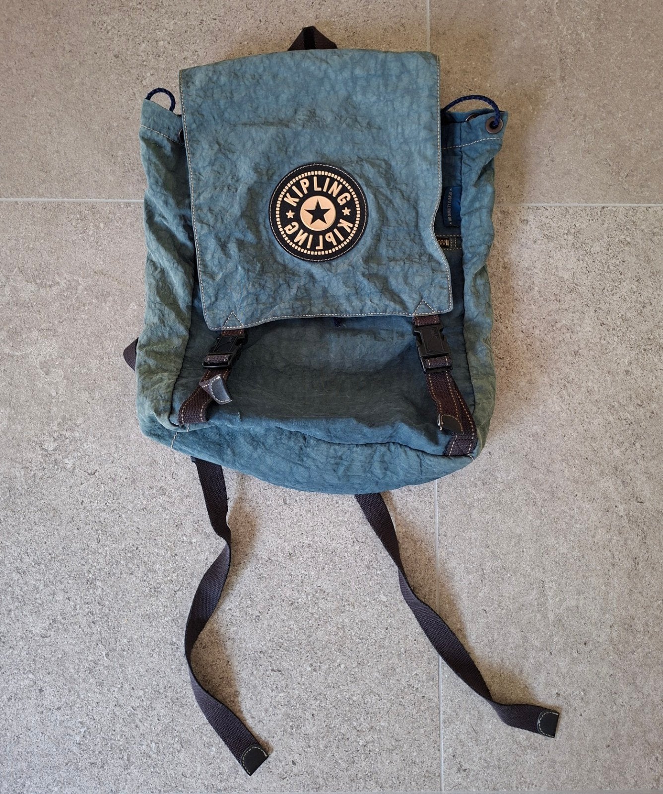 Blauwe Kipling-rugzak, Ophalen of Verzenden, Gebruikt, Kipling