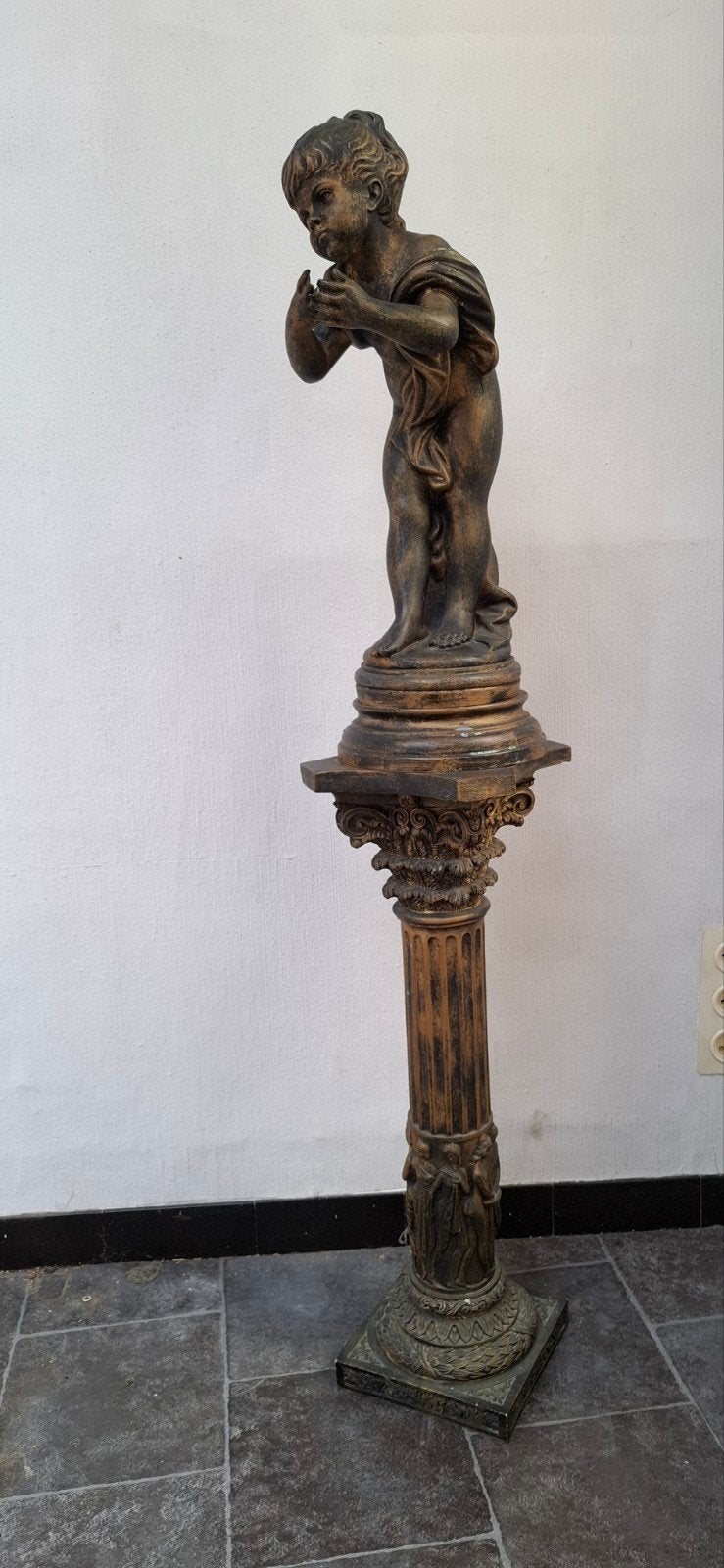 Jolie sellette décoration, Antiquités & Art, Enlèvement, Bronze