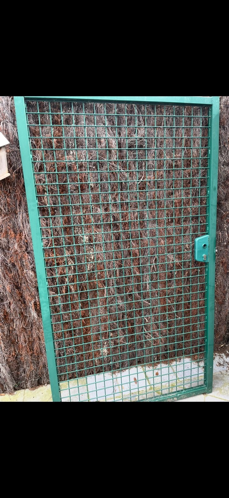 Te koop metalen poort, Tuin en Terras, Tuinhekken en Hekwerk, Ophalen, Gebruikt