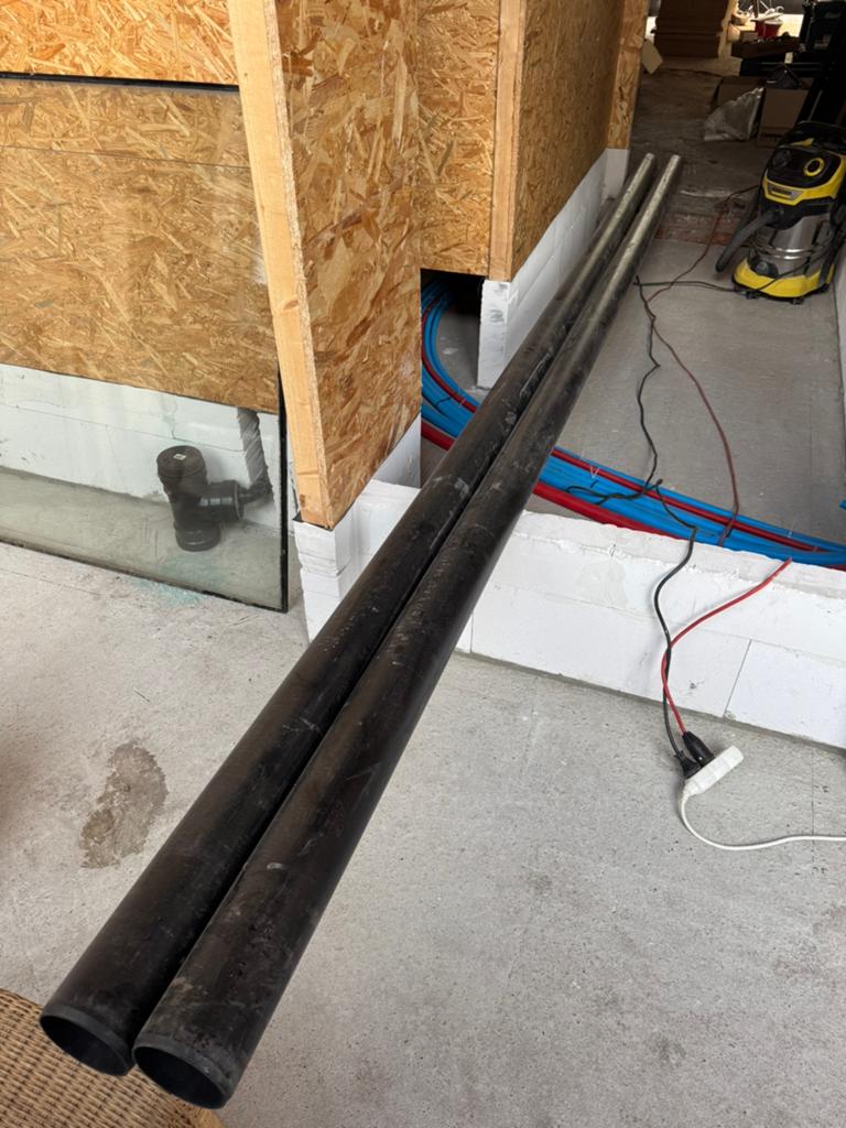 PP buis 110mm 5m x2, Doe-het-zelf en Bouw, Ophalen, Zo goed als nieuw, Afvoer