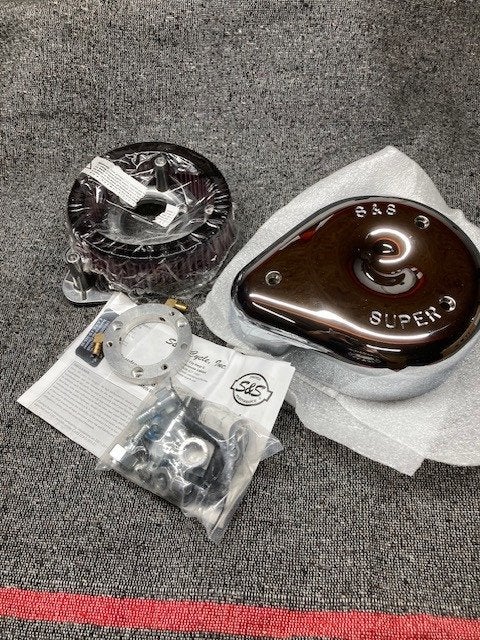 &S Cycle Teardrop Air Cleaner FLH/FLT/FXST/FLST/FXD 01-17, Motoren, Ophalen, Nieuw