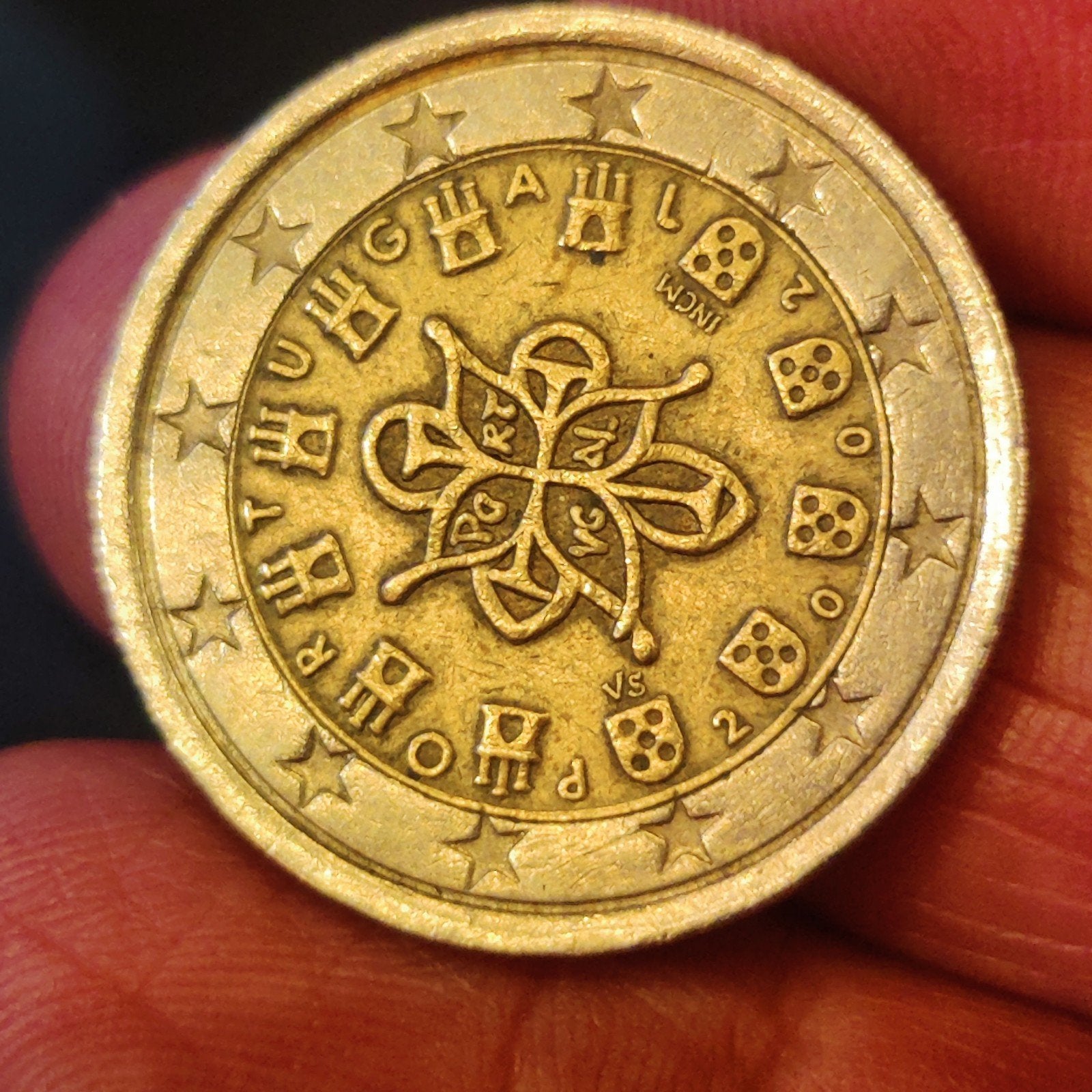 Pièce de 2 euros portugaise, rare et idéale pour les hommes, Timbres & Monnaies, Enlèvement ou Envoi, 2 euros