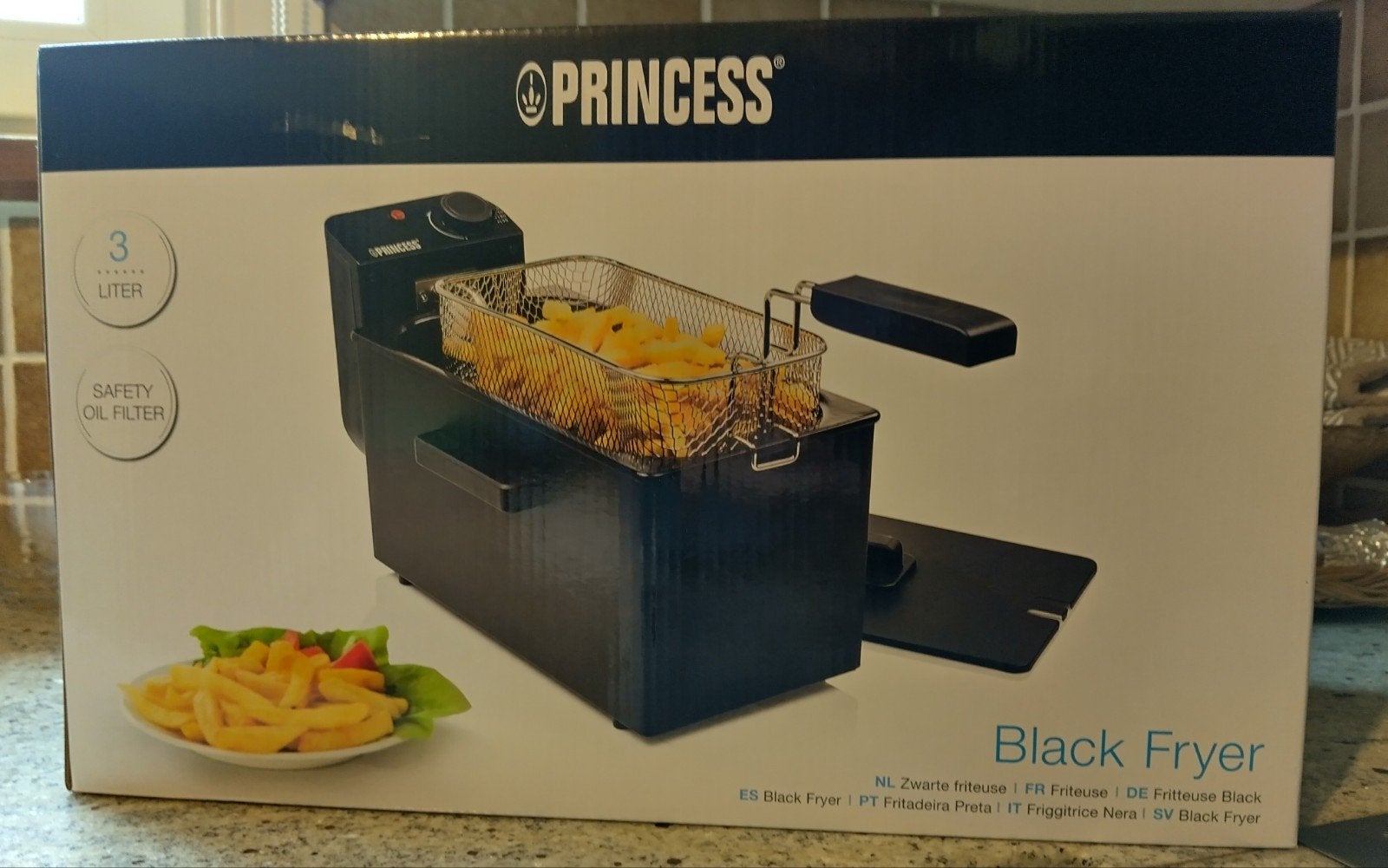 Princess friteuse 3 liter 2000W type 182727 Nieuw, Electroménager, Friteuses, Enlèvement
