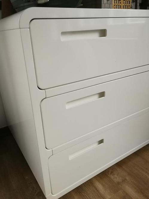 Commode Pure / WoodWork Belgium, Ophalen, 100 tot 150 cm, Zo goed als nieuw, 3 of 4 laden