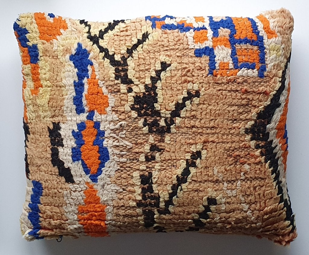Marokkaans Vintage Boujaad kussen, Enlèvement ou Envoi, Coussin de lounge, Autres marques, Neuf