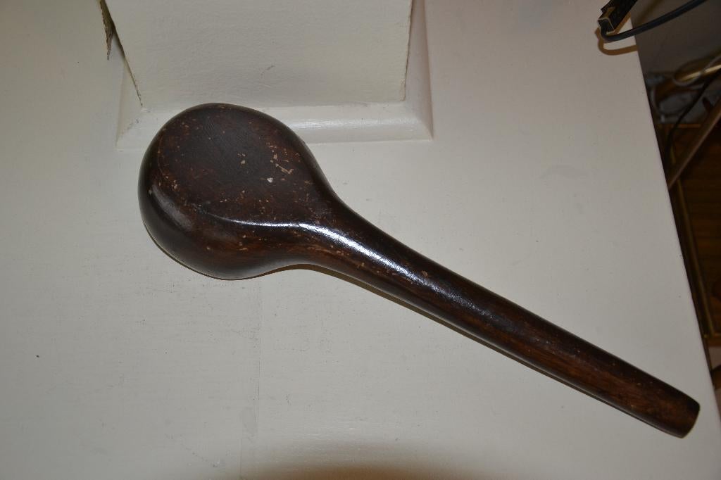 antieke lepel, Ophalen