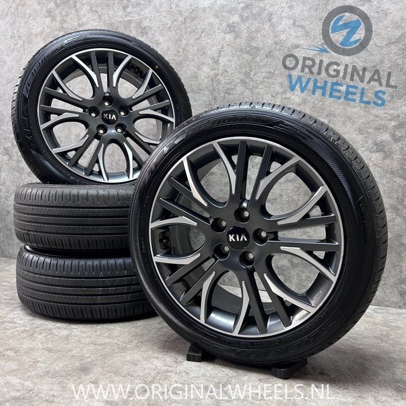 18 inch originele velgen + zomerbanden  Kia Optima, (E) Niro, 18 inch, -, -, Banden en Velgen