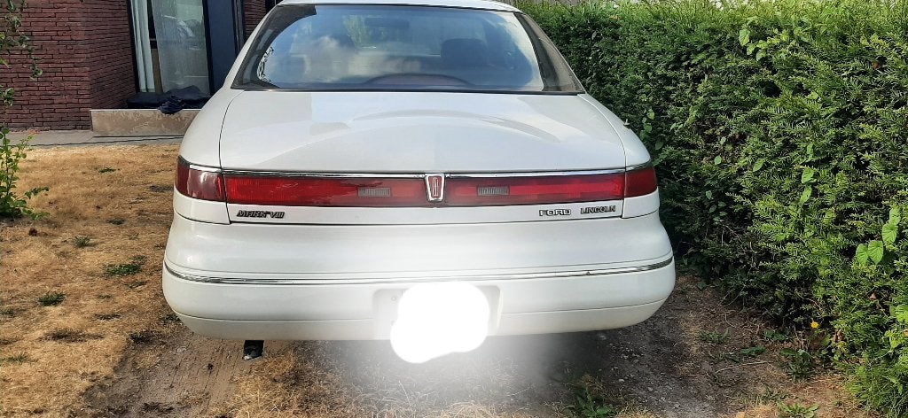 Lincoln Mark VIII 4.6i V8 van 1993 met 285pk Cobra motor, Auto's, Automaat, 4 zetels, Mark, Wit