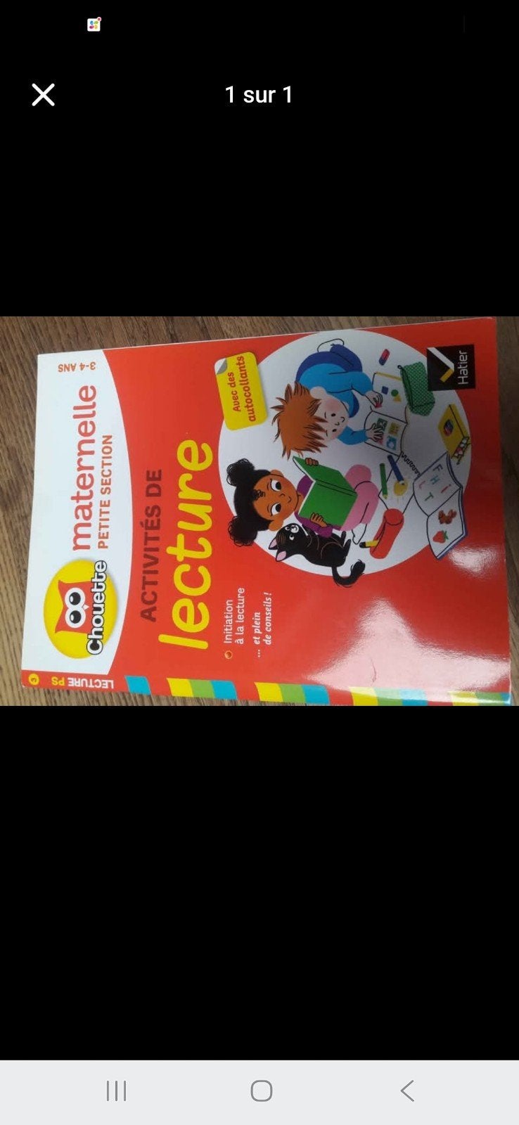 Cahier 3ans 4ans lecture, Hobby & Loisirs créatifs, Matériel scolaire, Enlèvement