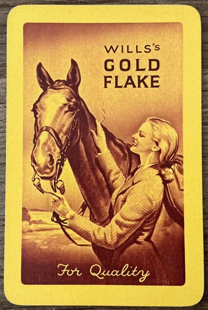 Carte à jouer GOLD FLAKE CIGARETTES, Enlèvement ou Envoi, Comme neuf, Carte(s) à jouer