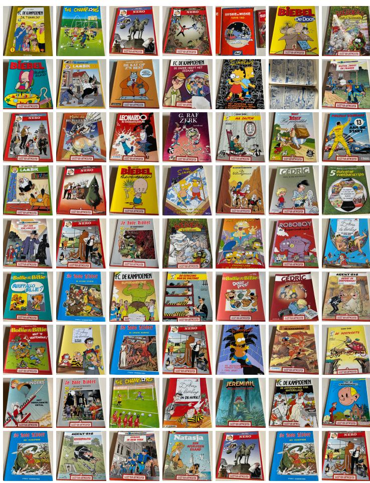 assortiment aan verschillende soorten stripboeken, Meerdere stripboeken, Ophalen of Verzenden, Gelezen
