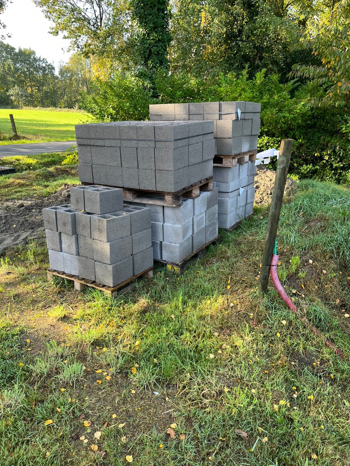 Holle betonblokken 29.19.19, Bricolage & Construction, Enlèvement, Neuf, Béton