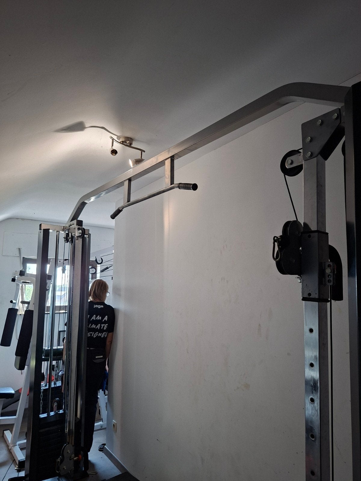 salle de fitness, Enlèvement