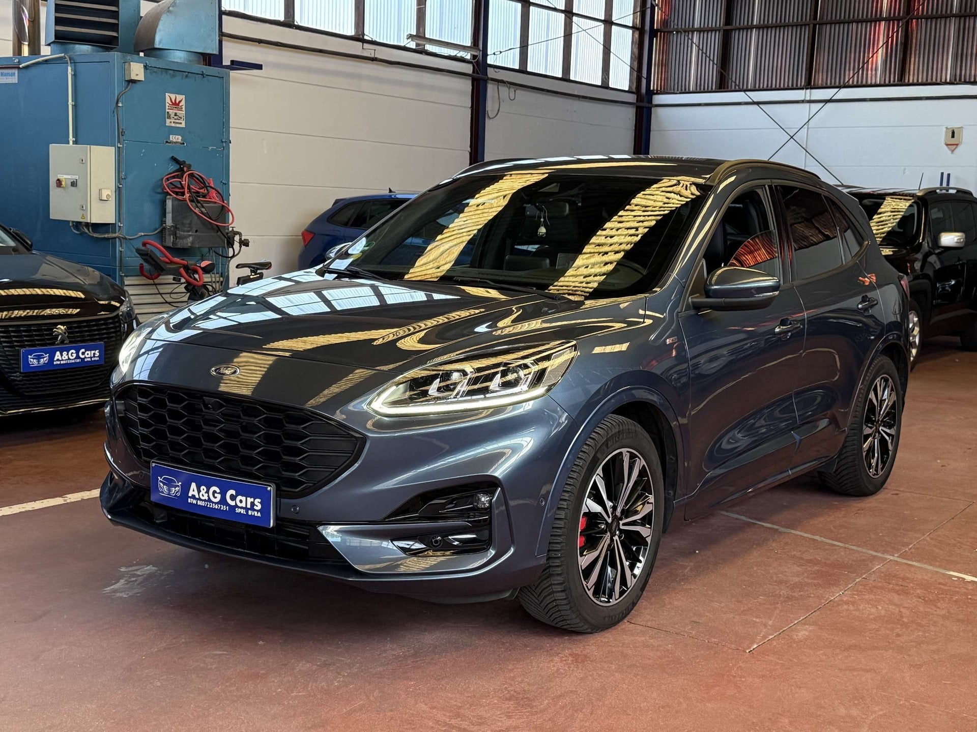 Ford Kuga Kuga 1.5 TDCi EB FWD ST-Line X (EU6d), Automaat, 4 cilinders, Blauw, Alcantara