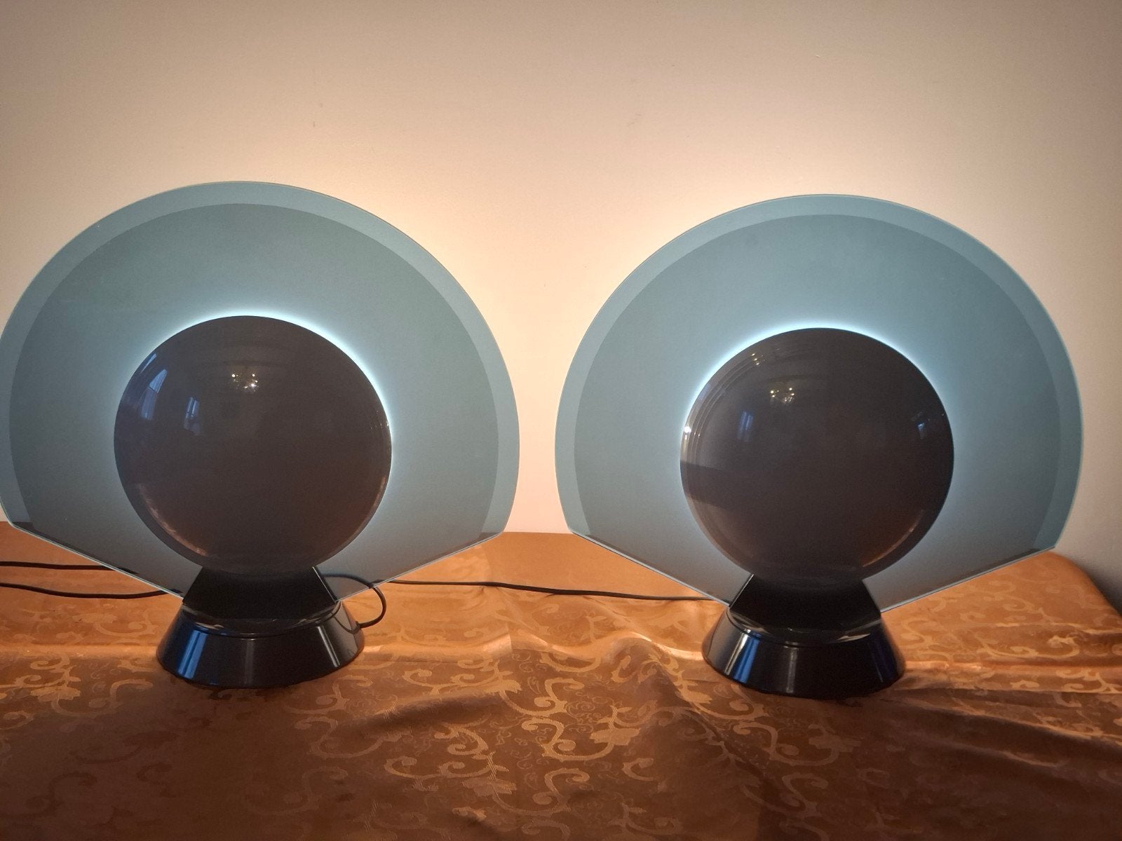 paire de lampes  disign TIKAL de pier giuseppe  ramella, Lampe d'ambiance, Enlèvement ou Envoi, 45 cm, Comme neuf