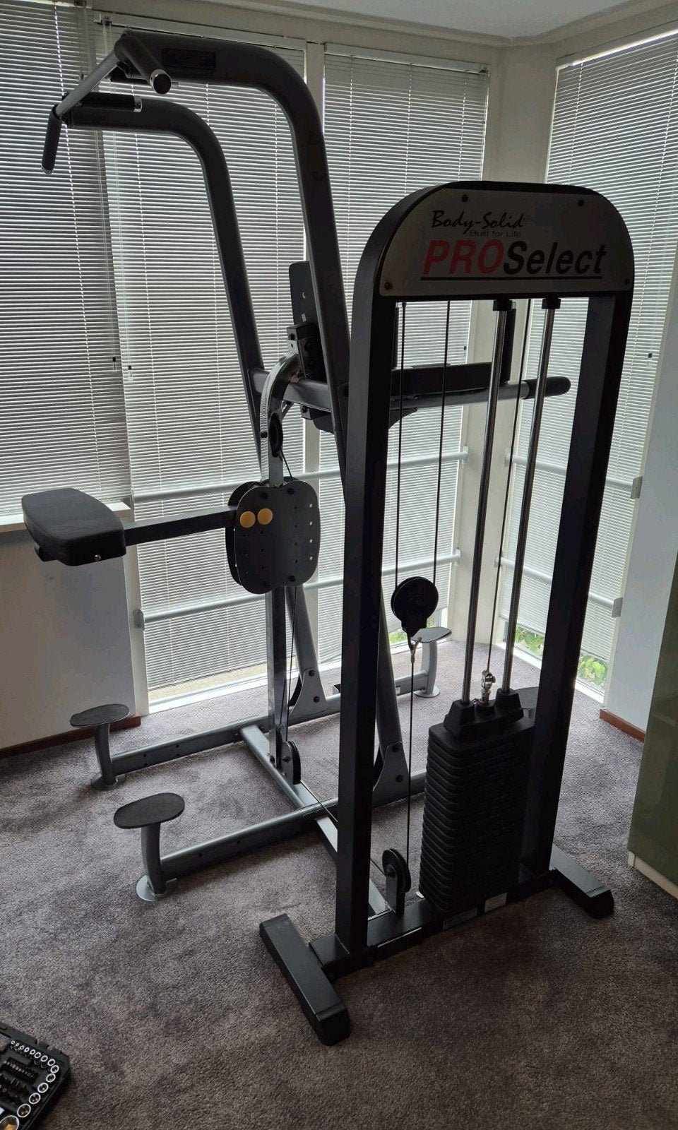 Machine à menton/trempage assistée Body Solid, Enlèvement ou Envoi, Pectoraux