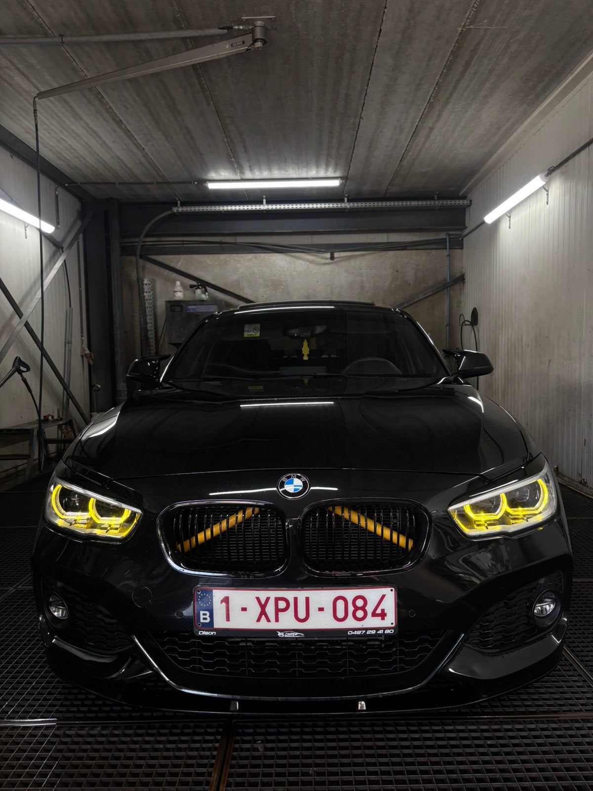 Bmw 118d euro6, Autos, Boîte manuelle, Alcantara, Noir, 5 portes