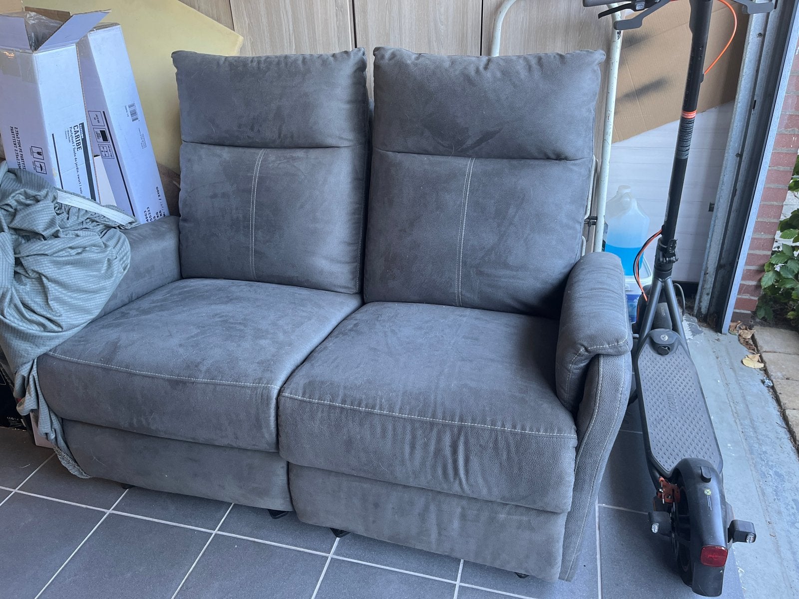 Relax zetel, Huis en Inrichting, Zetels | Zetels, Ophalen, Gebruikt, Tweepersoons, Kunststof