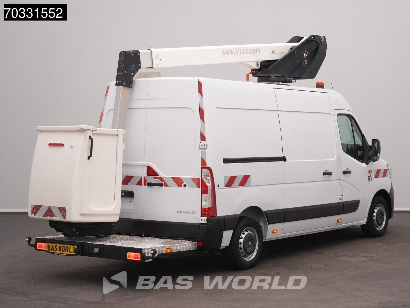 Renault Master 145PK Hoogwerker Klubb K32 Werkhoogte 12,5m L, Auto's, Bestelwagens en Lichte vracht, Stof, Gebruikt, 4 cilinders