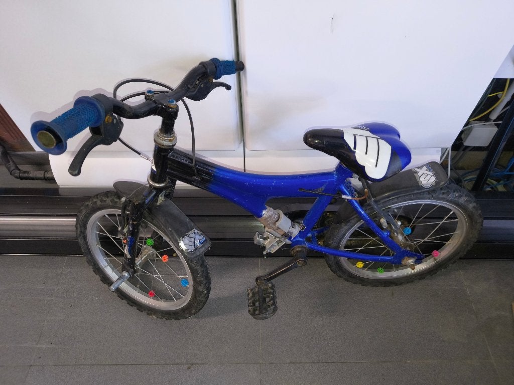 Kinderfiets 16 inch, Vélos & Vélomoteurs, Enlèvement, Utilisé, Frein sur jante, 16 pouces